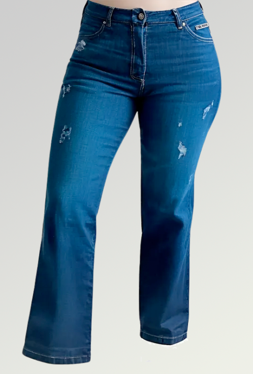 Jean para Mujer Flare Bota Ancha Colombiano