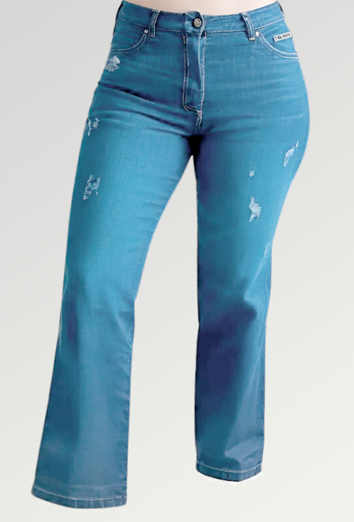 Jean para Mujer Flare Bota Ancha Colombiano